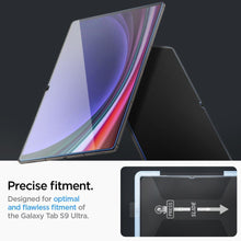 Заредете изображение във визуализатора на галерията – TEMPERED GLASS Spigen GLAS.TR "EZ FIT" GALAXY TAB S9 ULTRA 14.6 X910 / X916B CLEAR
