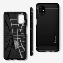 Заредете изображение във визуализатора на галерията – Spigen RUGGED ARMOR GALAXY M51 MATTE BLACK
