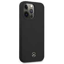 Заредете изображение във визуализатора на галерията – Mercedes MEHCP13XSILBK iPhone 13 Pro Max 6,7" czarny/black hardcase Silicone Line
