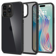 Заредете изображение във визуализатора на галерията – Spigen ULTRA HYBRID IPHONE 15 PRO FROST BLACK
