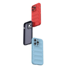 Заредете изображение във визуализатора на галерията – Magic Shield Case case for iPhone 14 Pro elastic armored cover in burgundy
