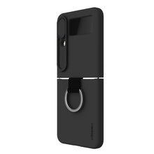 Заредете изображение във визуализатора на галерията – Nillkin CamShield Silky Silicone Case for Samsung Galaxy Z Flip 4 Silicone Cover with Camera Protector Black
