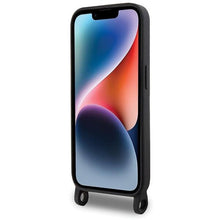 Заредете изображение във визуализатора на галерията – Karl Lagerfeld KLHCP15LSCBSCNK iPhone 15 Pro 6.1" hardcase black/black Crossbody Silicone Choupette
