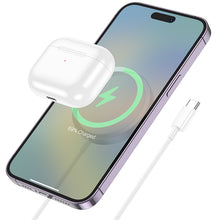 Заредете изображение във визуализатора на галерията – Borofone Wireless induction charger BQ23 Sufficient 15W white

