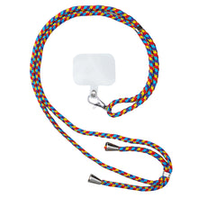 Заредете изображение във визуализатора на галерията – Stylish cord lanyard with inlay for the phone of the keys, pattern 4
