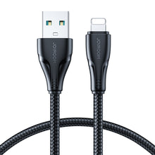 Заредете изображение във визуализатора на галерията – Joyroom cable USB - Lightning 2.4A 0.25 m black (S-UL012A11)
