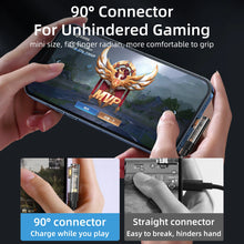 Заредете изображение във визуализатора на галерията – Joyroom S-UL012A6 USB-A angled cable - Ligtning 2.4A 1.2m - blue
