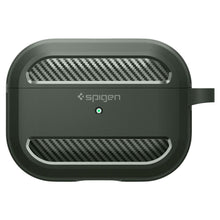 Заредете изображение във визуализатора на галерията – Spigen RUGGED ARMOR Apple AIRPODS PRO 1 MILITARY GREEN
