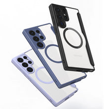 Заредете изображение във визуализатора на галерията – Dux Ducis Skin X Pro case for Samsung S24 Ultra with magnetic ring and flap - purple
