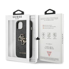 Заредете изображение във визуализатора на галерията – Original Case GUESS 4G Big Metal Logo GUHCP13M4GMGGR for Iphone 13 grey
