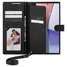 Заредете изображение във визуализатора на галерията – Spigen WALLET "S" PLUS GALAXY S23 ULTRA BLACK
