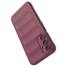 Заредете изображение във визуализатора на галерията – Magic Shield Case for Samsung Galaxy A24 4G flexible armored cover burgundy
