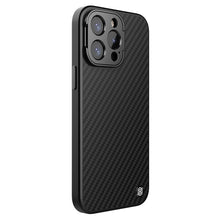 Заредете изображение във визуализатора на галерията – Durable Nillkin CarboProp Case for iPhone 14 Pro Max - black
