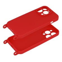 Заредете изображение във визуализатора на галерията – Strap Silicone Case for Iphone 15 Pro Max design 2 red
