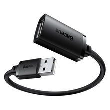 Заредете изображение във визуализатора на галерията – Extension cable USB 2.0 0.5m Baseus AirJoy Series - black

