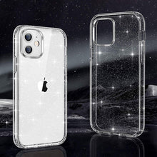 Заредете изображение във визуализатора на галерията – Crystal Glitter Case for Iphone 15 Pro Silver
