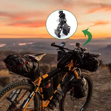 Заредете изображение във визуализатора на галерията – Bicycle flashlight holder rotates 360 degrees
