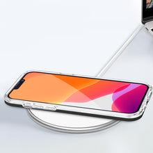 Заредете изображение във визуализатора на галерията – Clear 3in1 case for Samsung Galaxy Z Flip 4 silicone cover with frame red
