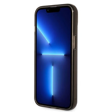 Заредете изображение във визуализатора на галерията – Original Pouch KARL LAGERFELD  Ikonik Karl Lagerfeld KLHCP14MHNIKTCK for Iphone 14 Plus black
