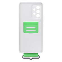 Заредете изображение във визуализатора на галерията – Samsung Strap Silicone Cover Case Cover for Samsung Galaxy A53 5G white (EF-GA536TWEGWW)
