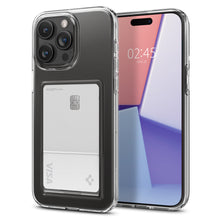 Заредете изображение във визуализатора на галерията – Spigen Crystal Slot, crystal clear - iPhone 15 Pro Max
