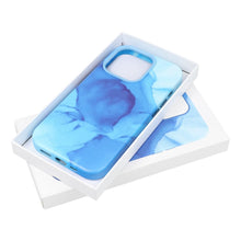 Заредете изображение във визуализатора на галерията – Leather Mag Cover for IPHONE 15 PRO blue splash
