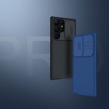 Заредете изображение във визуализатора на галерията – Nillkin CamShield Pro Case for Samsung Galaxy S23 Ultra cover with camera cover black
