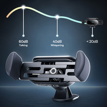 Заредете изображение във визуализатора на галерията – Baseus Steel Cannon Pro solar automatic cockpit car holder black (SUGP010001)
