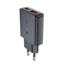 Заредете изображение във визуализатора на галерията – Acefast A69 PD 30W GaN USB-A USB-C wall charger - black
