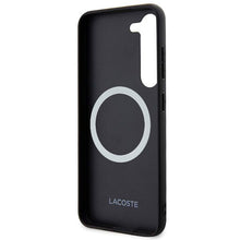 Заредете изображение във визуализатора на галерията – Original Pouch LACOSTE hardcase Iconic Petit Pique MagSafe LCHMS24SPVCN for Samsung Galaxy S24 Green

