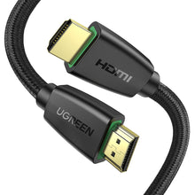 Заредете изображение във визуализатора на галерията – Ugreen HDMI 2.0 4K UHD cable 5m black (HD118)
