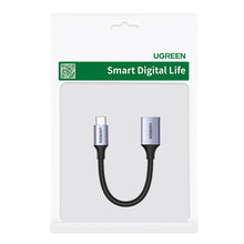 Заредете изображение във визуализатора на галерията – Ugreen OTG adapter cable USB-C (male) - USB-A (female) 5Gb/s 0.15m black (US378)
