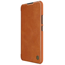 Заредете изображение във визуализатора на галерията – Nillkin Qin Leather Flip Wallet Case for Samsung Galaxy A34 5G | Brown
