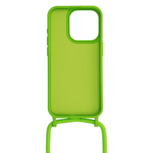 Заредете изображение във визуализатора на галерията – Strap Silicone Case for Iphone 15 design 1 green
