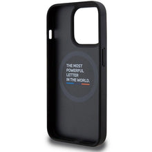 Заредете изображение във визуализатора на галерията – BMW M Quilted Tricolor MagSafe case for iPhone 15 Pro - gray
