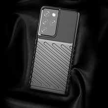 Заредете изображение във визуализатора на галерията – Thunder Case case for Samsung Galaxy S23 Ultra silicone armor case black
