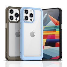 Заредете изображение във визуализатора на галерията – iPhone 15 Pro Outer Space reinforced case with a flexible frame - black
