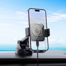 Заредете изображение във визуализатора на галерията – Borofone Car holder BH210 Riley with induction charging to dashboard black
