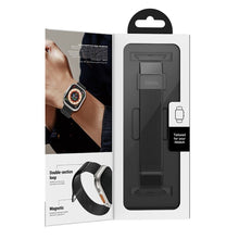 Заредете изображение във визуализатора на галерията – HOCO magnetic stainless steel strap for Apple Watch 38 / 40 / 41 mm AS101 black
