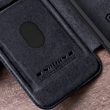 Заредете изображение във визуализатора на галерията – iPhone 15 Pro Nillkin Qin Pro Leather Flip Camera Cover Case - Brown
