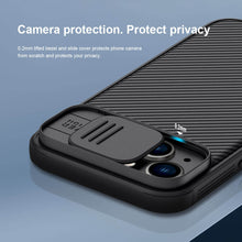 Заредете изображение във визуализатора на галерията – Nillkin CamShield Pro PC+TPU Case for Iphone 14/13 purple
