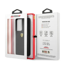 Заредете изображение във визуализатора на галерията – Original faceplate case FERRARI FESPEHCS21LBK for SAMSUNG S21 Ultra (On Track Perforated / black)
