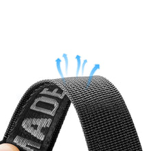 Заредете изображение във визуализатора на галерията – Dux Ducis Strap (Outdoor Version) Strap for Apple Watch Ultra, SE, 8, 7, 6, 5, 4, 3, 2, 1 (49, 45, 44, 42 mm) Nylon Band Black Silver Bracelet
