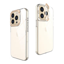 Заредете изображение във визуализатора на галерията – Liavec Transparent TPU Case for Iphone 15 gold
