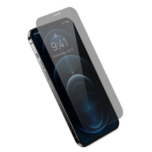 Заредете изображение във визуализатора на галерията – Baseus Privacy Tempered Glass For iPhone 12 Pro Max Full Screen 0.4mm Privacy Filter Anti Spy + Mounting Kit
