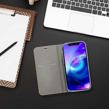 Заредете изображение във визуализатора на галерията – Forcell luna gold тип книга за xiaomi redmi note 11 pro / 11 pro 5g silver - TopMag
