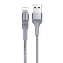 Заредете изображение във визуализатора на галерията – Borofone Cable BX21 Outstanding - USB to Lightning - 2,4A 1 metre grey
