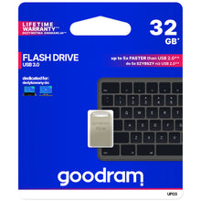 Заредете изображение във визуализатора на галерията – Pendrive 32 GB USB 3.2 Gen 2 UPO3 Goodram - silver
