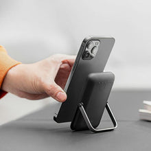 Заредете изображение във визуализатора на галерията – Uniq Powerbank Hoveo 5000mAh USB-C 20W PD Fast charge Wireless Magnetic grey/charcoal gray
