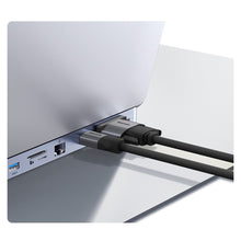 Заредете изображение във визуализатора на галерията – Baseus EliteJoy Gen2 11-Port Type-C HUB Adapter Dark gray（Type-C to HDMI*1+USB3.0*3+PD*1+VGA*1+SD/TF*1+RJ45*1+Type-C Data*1+3.5mm*1）

